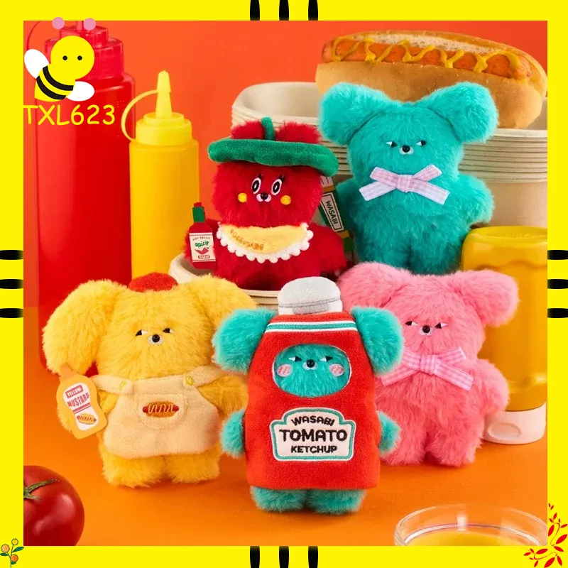 Resin Art Keychain - Wasabi Bear Flavor Fusion Mini Bottiglia