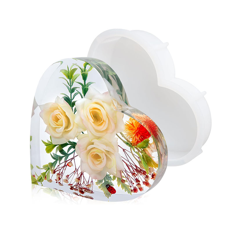 Resin Art Tools - Stampo in resina epossidica a cuore