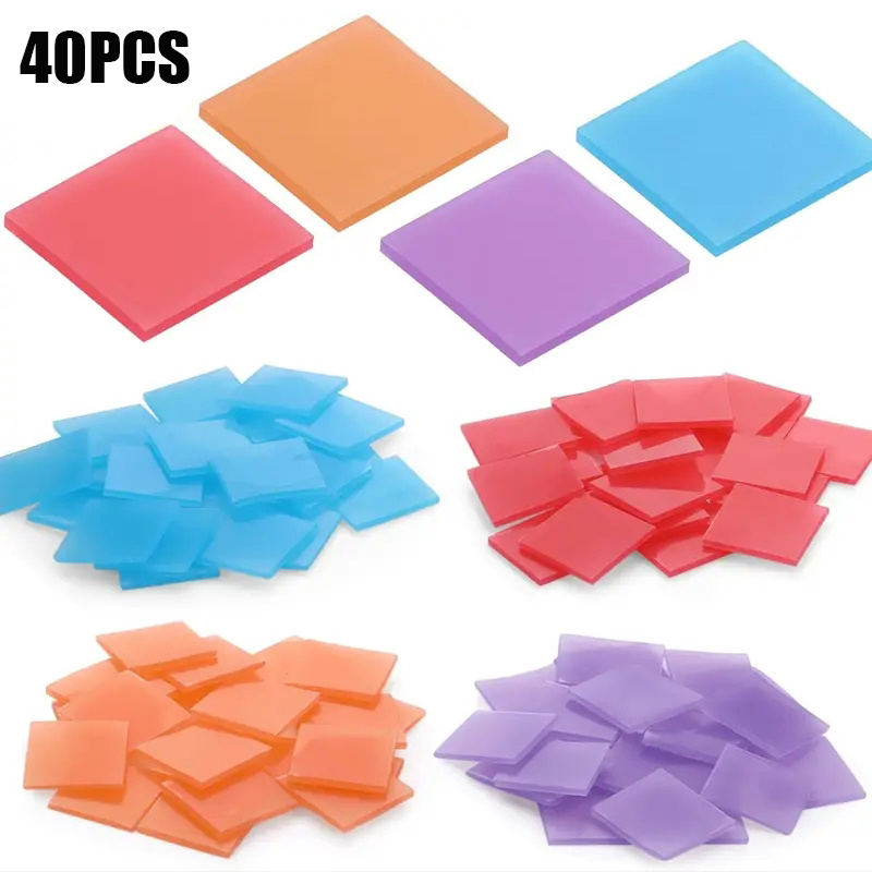 Resin Art Tools - 40 Pezzi di Cera per Pittura