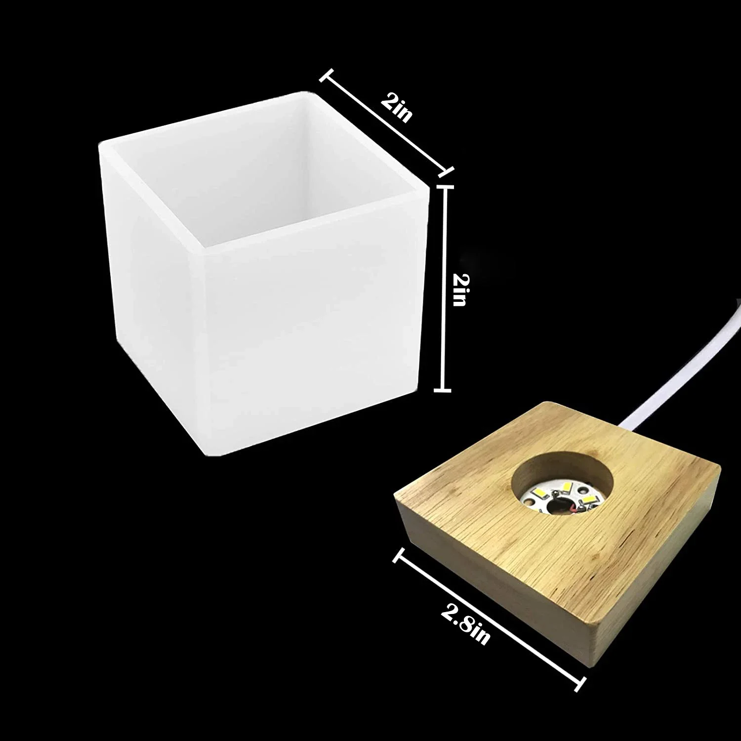 Stampo in resina leggera quadr - Resin Art And Wood recensione e prezzo