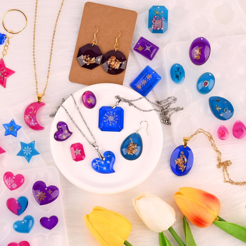 4 stampi in silicone per colat - Resin Art Machine recensione e prezzo