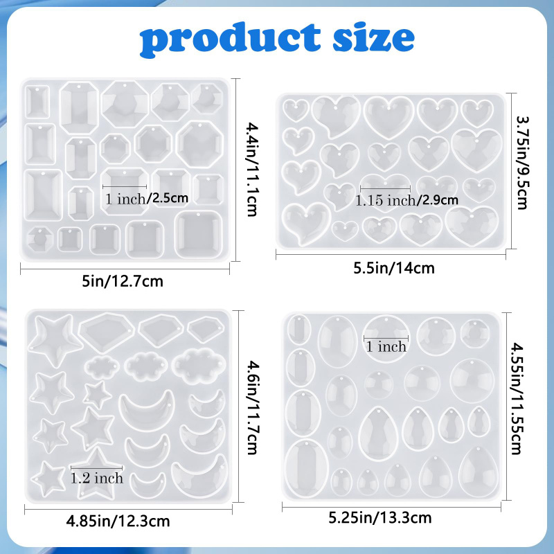 4 stampi in silicone per colat - Resin Art Machine recensione e prezzo