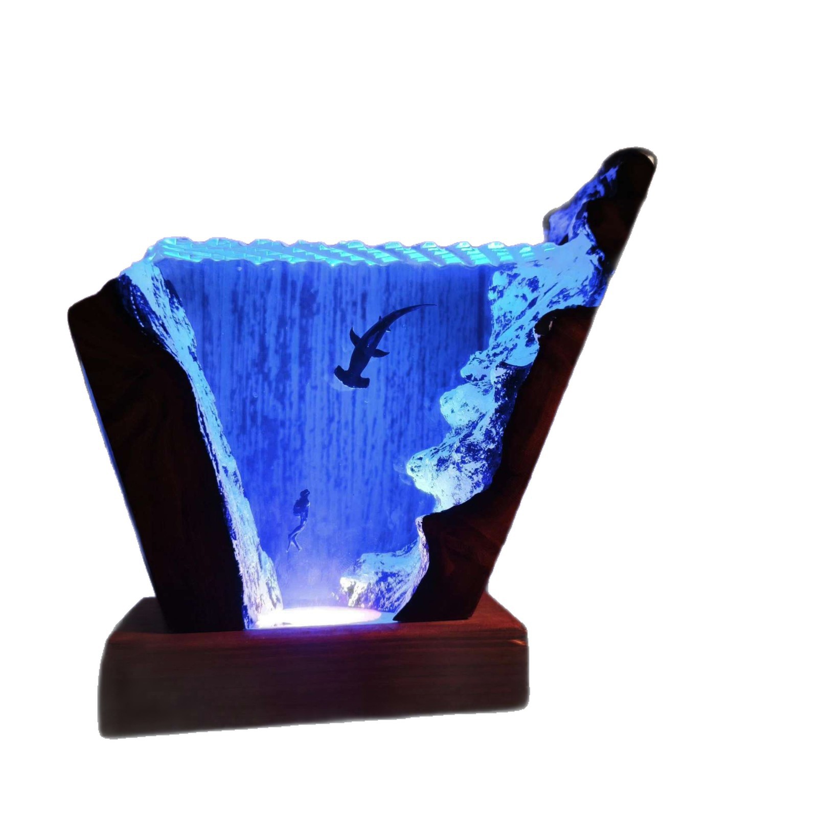 Ornamento luminoso a forma di  - Resin Art And Wood recensione e prezzo