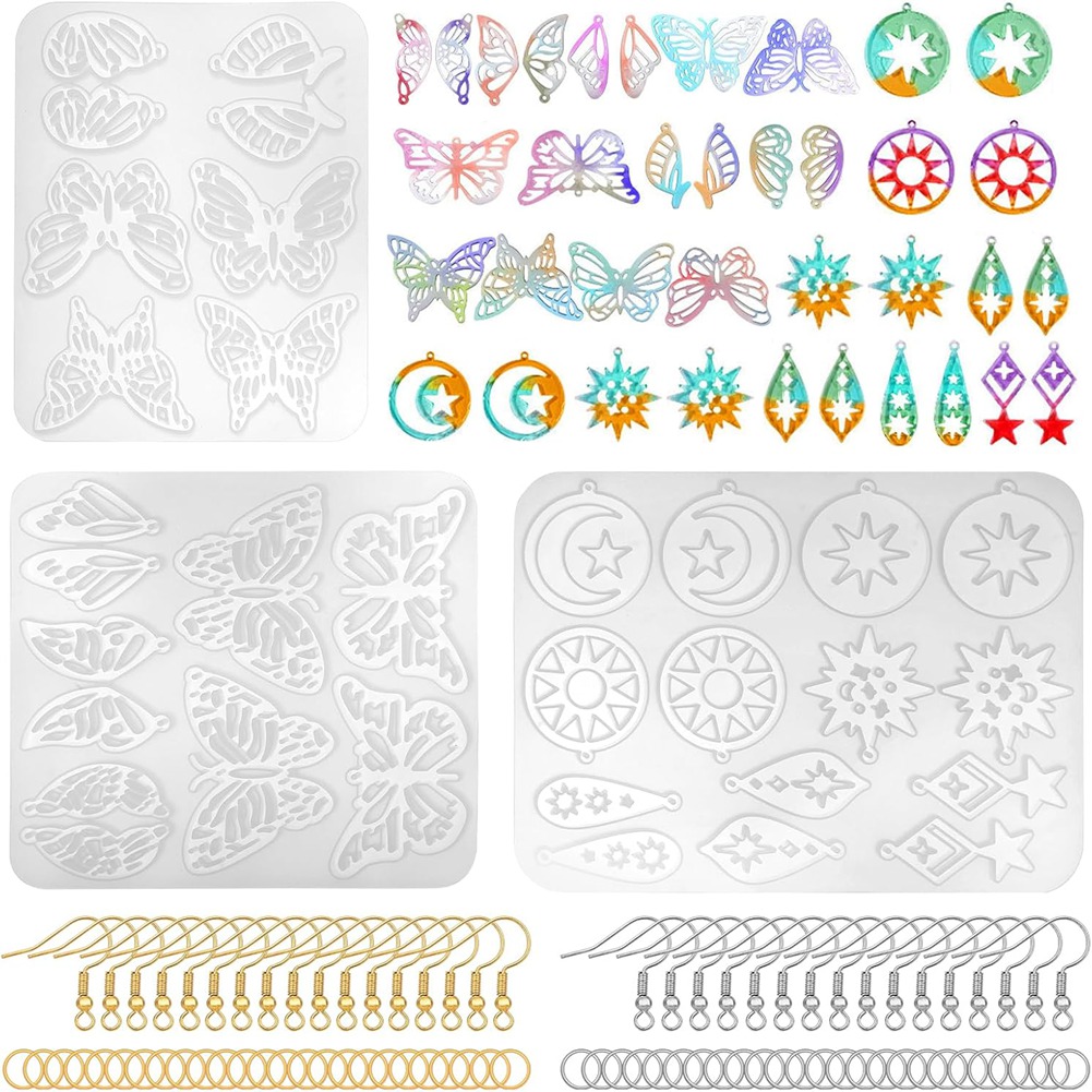 Kit di Stampi in Resina A78I 1 - Resin Art Earrings Kit recensione e prezzo
