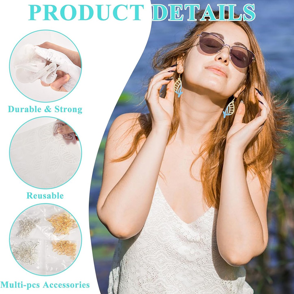 Kit di Stampi in Resina per Or - Resin Art Earrings Kit recensione e prezzo