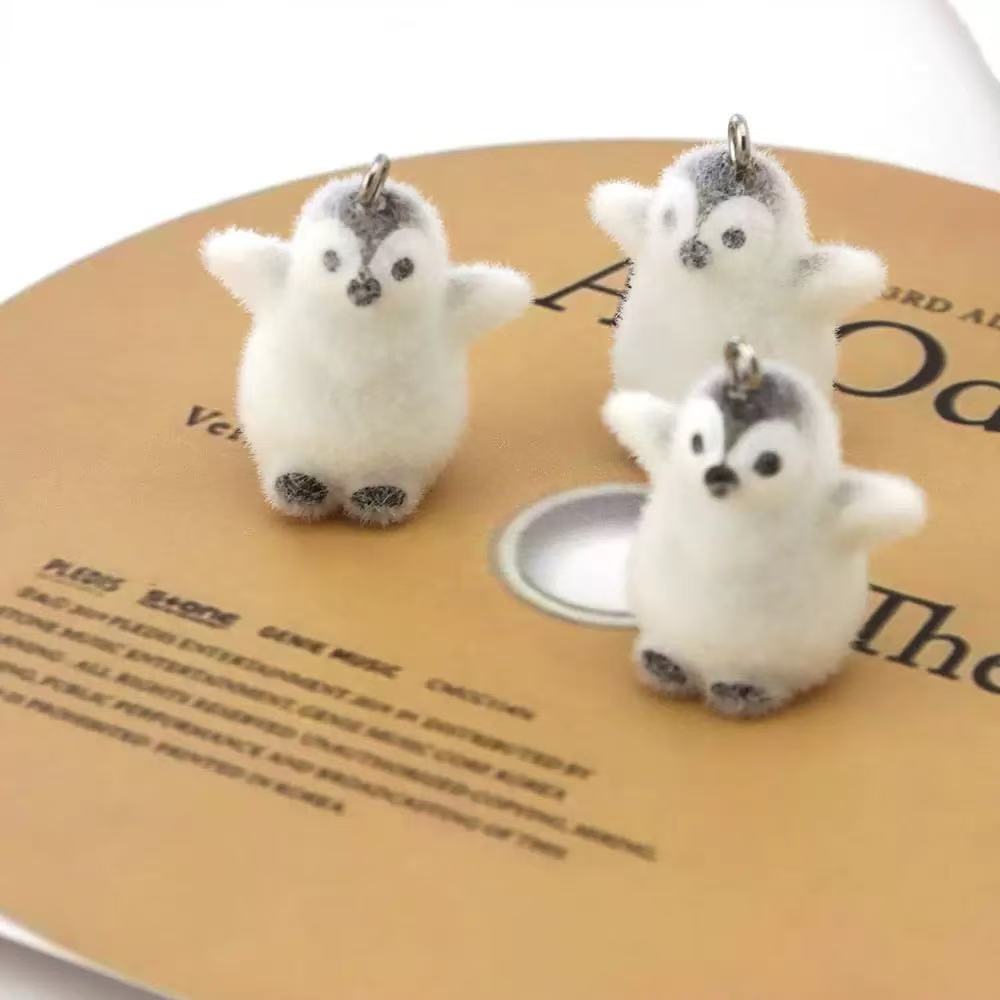 5 pezzi floccati piccoli ciond - Resin Art Keychain recensione e prezzo