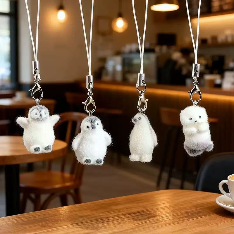 5 pezzi floccati piccoli ciond - Resin Art Keychain recensione e prezzo