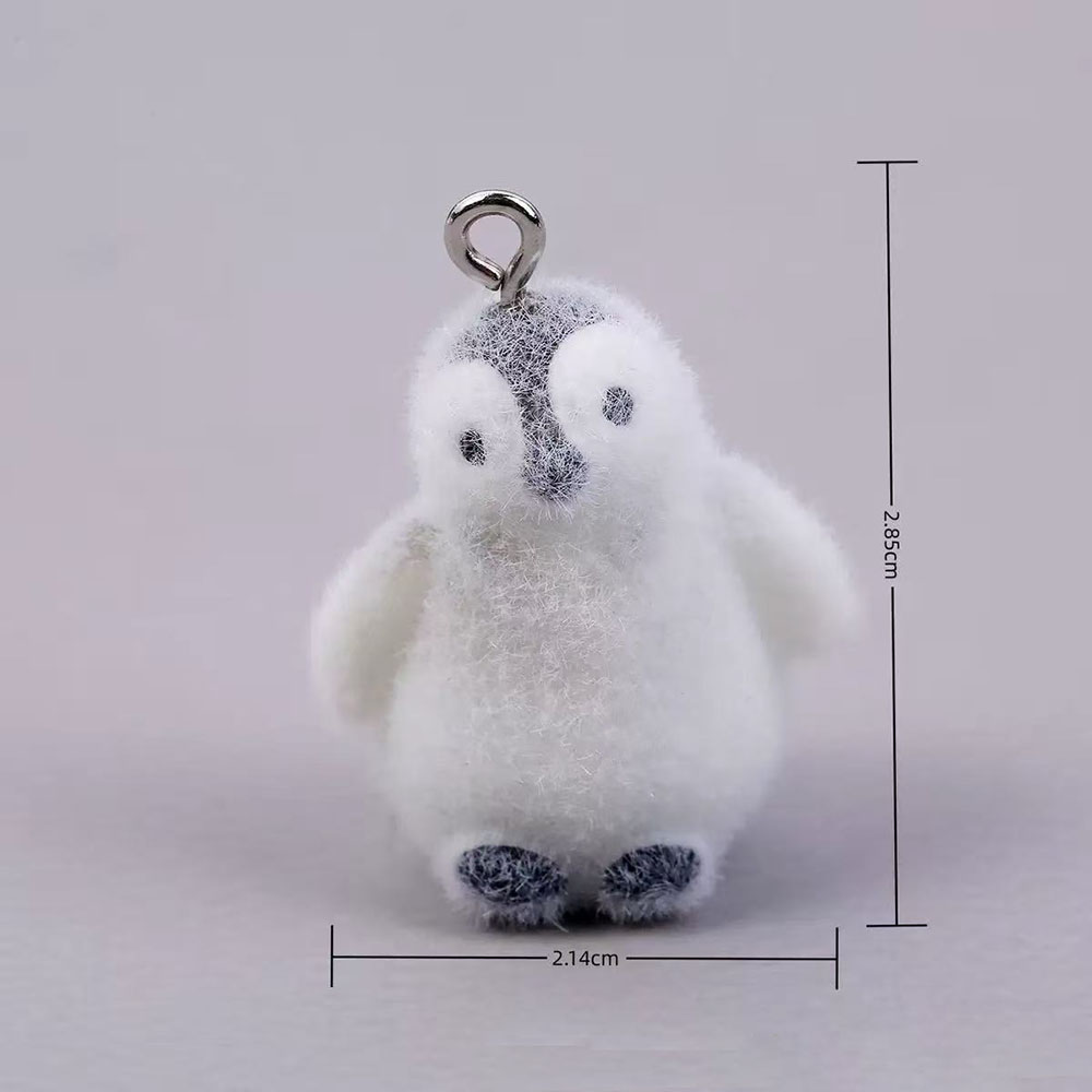 5 pezzi floccati piccoli ciond - Resin Art Keychain recensione e prezzo